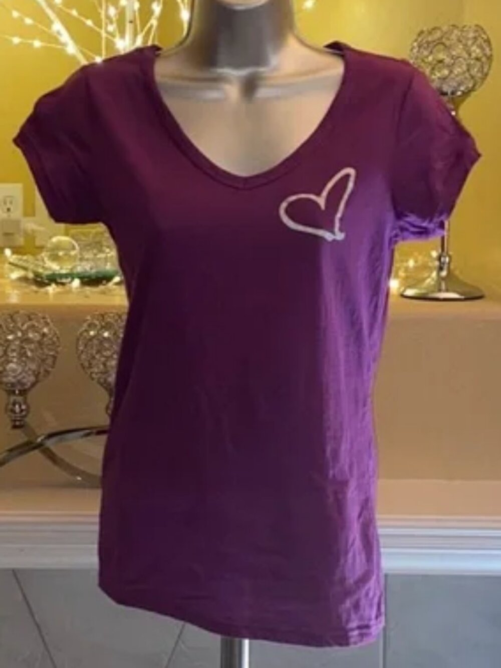 ⚡FINAL SALE⚡Purple Harmonie HPNOTIQ Liqueur LiveLouder Sexy Baby Tee NWOT - Picture 1 of 11